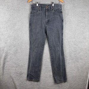 Wrangler Jeans Cowboy Cut Slim Fit Mens 30x34 Charcoal Gray Western 936CHG